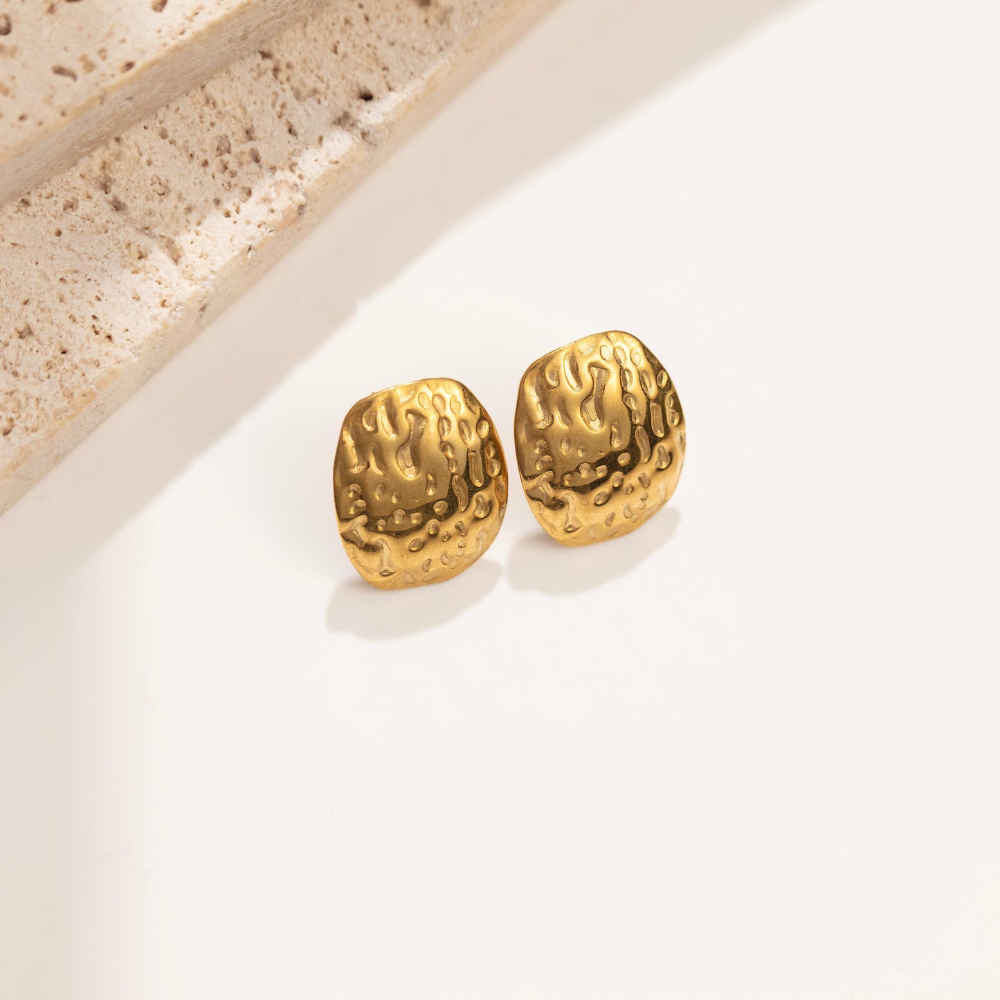 Molten Oval Studs