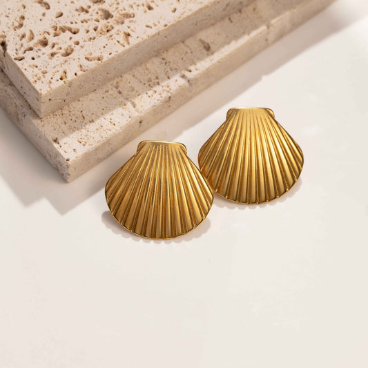 Seashell Studs