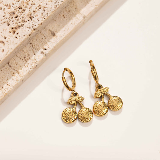 Cherry Drop Earrings